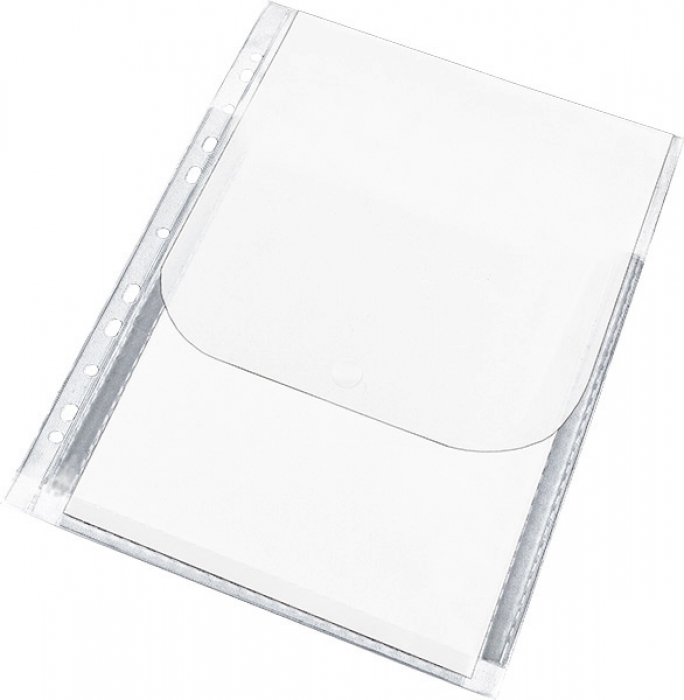 Koszulka Przestrzenna do Wpinania A4 z Klapka PVC/PP
